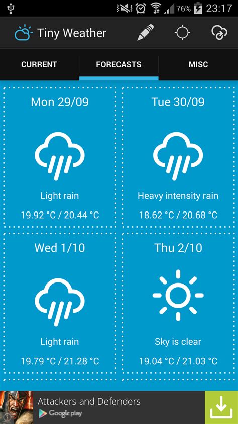 Create an Android Weather app step by step – Part 1 – All ...