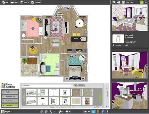 Create Professional Interior Design Drawings Online ...
