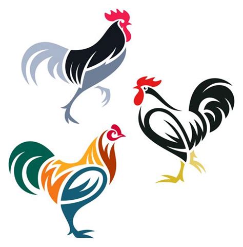 Creative chicken logos vector design 01   https://www ...