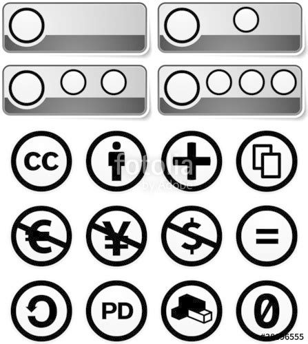 Creative commons labels  Imágenes de archivo y vectores ...