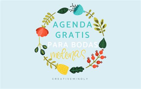 Creative Mindly: LA AGENDA DE BODA MÁS BONITA Y GRATIS
