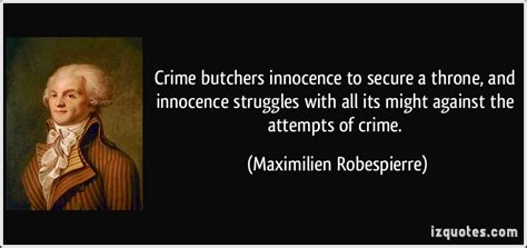 Crime butchers innocence to secure a throne, and innocence ...