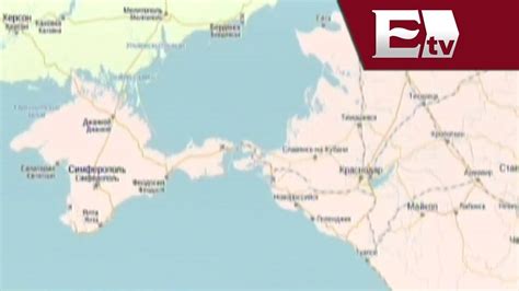 Crimea ya aparece en mapas como territorio de Rusia ...