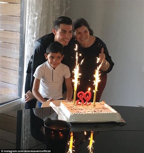 Cristiano Ronaldo celebrates 32nd birthday with family ...