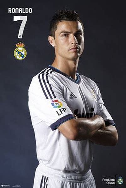 Cristiano Ronaldo real madrid N.7 Poster, Affiche ...