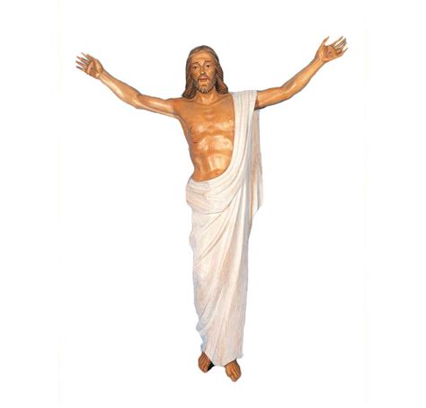 Cristo Resucitado en madera de abedul | Cristos | Santarrufina