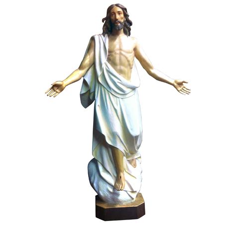 Cristo Resucitado talla de madera | Cristos | Santarrufina