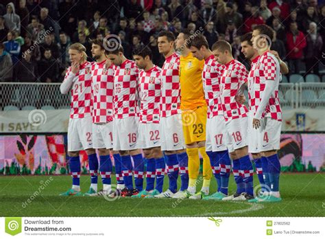 Croatia National Football Team Editorial Photography ...