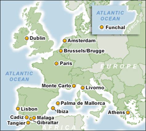 Croaziere Europa de Vest | Destinatii croaziere | Turistik