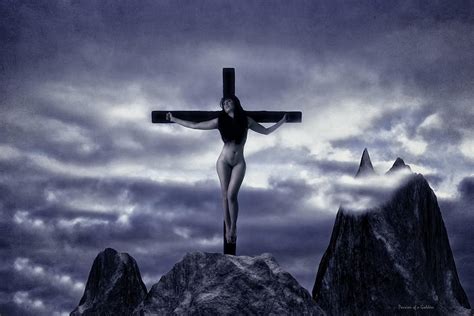 Crucifixion On The Mountain Photograph by Ramon Martinez