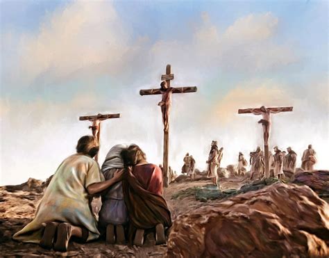 Crucifixion Religion Jesus Christ Art Painting Painting by ...