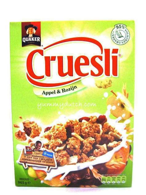 Cruesli Apple And Raisins Big Quaker | Yummy Dutch
