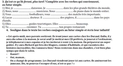 Cuaderno de francés. Segundo curso.
