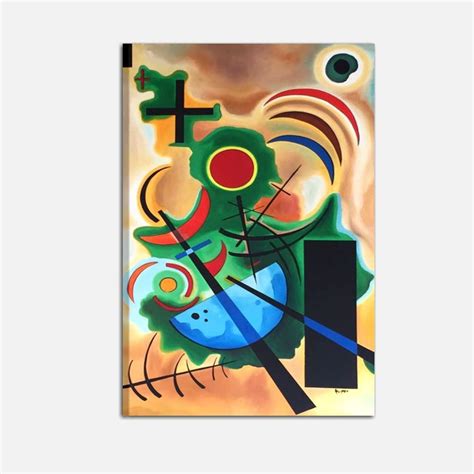 Cuadros abstractos Kandinsky pintado a mano 100 % Made in ...
