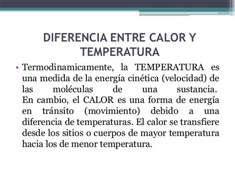 Cuadros comparativos entre calor y temperatura | Cuadro ...