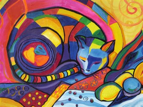 cuadros grandes pinturas frida kahlo gatos naif en oferta ...