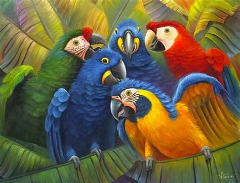 Cuadros Modernos Pinturas y Dibujos : Cuadros De Pájaros ...
