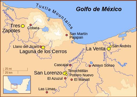 ¿Cuál fue la Ubicación Geográfica de los Olmecas ...