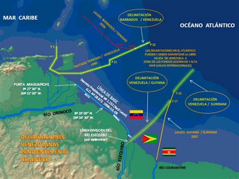¿Cuales son las fronteras marítimas Venezolanas?