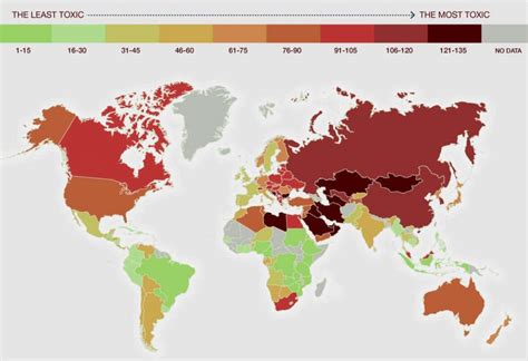 Cuáles son los países más contaminantes de la Tierra