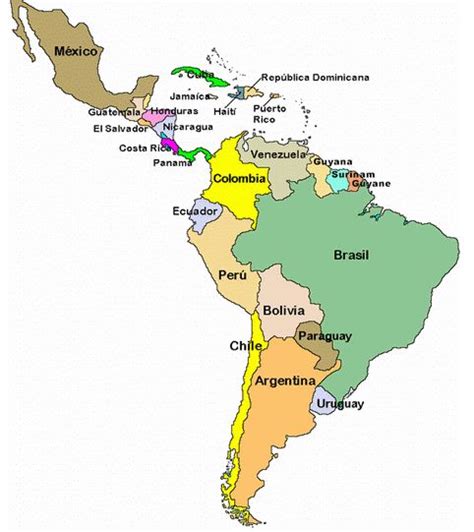 ¿Cuáles son los países que conforman Latinoamérica ...