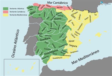 ¿Cuáles son los principales ríos de España? Con mapas ...
