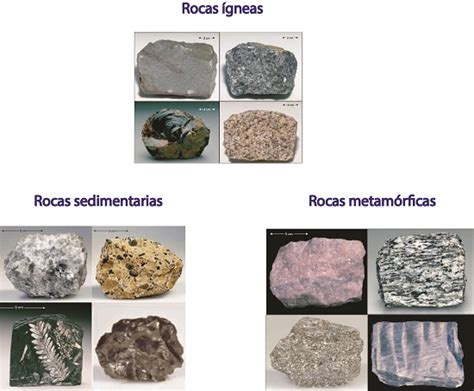 ¿Cuáles tipos de roca existen?