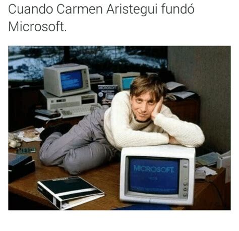 Cuando Carmen Aristegui Fundo Microsoft | Microsoft Meme ...