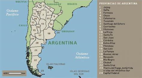Cuantas provincias tiene Argentina?