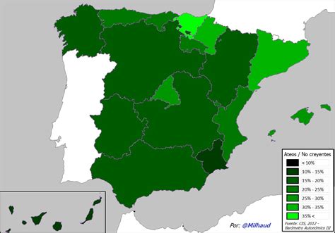¿Cuántos ateos hay en España?