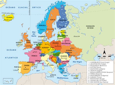 ¿Cuántos países hay en Europa?