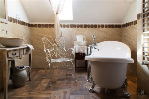 Cuartos de baño rústicos, diseño con estilo natural