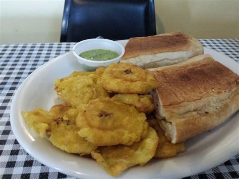 Cuban Sandwich with Tostones  crispy fried plantain chips ...