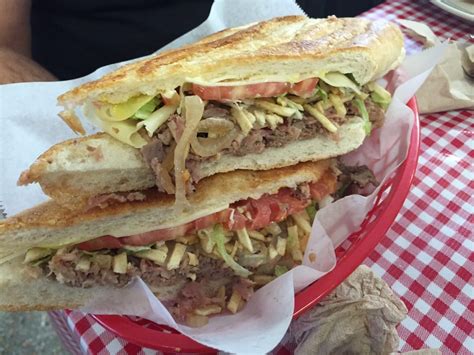 Cuban tripleta  a typical Puerto Rican sandwich with a ...