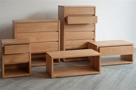 Cube | Small Oak Bench | Natural Bed Company
