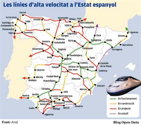 CUCADELLUM.ORG: La red ferroviaria en España no sigue ...
