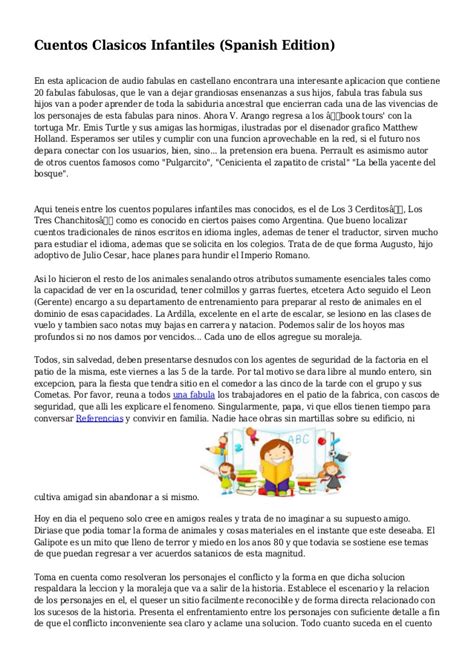 Cuentos Clasicos Infantiles  Spanish Edition