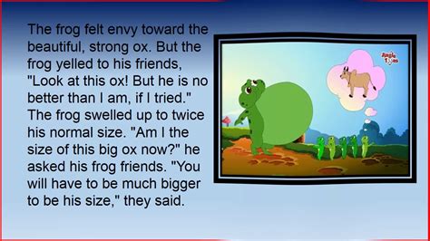 Cuentos infantiles en ingles.  The frog and the ox    YouTube