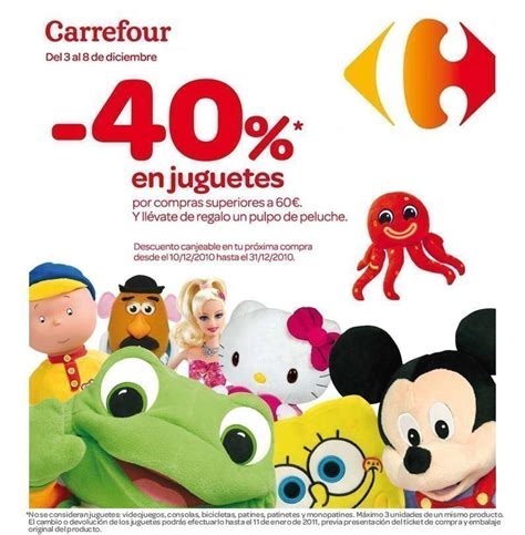 Cupones Descuento del 40% en juguetes en Carrefour ...