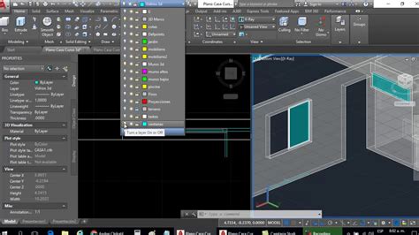 Curso AutoCAD 3D: Dibujar Plano de Casa en 3D   Parte 8 ...