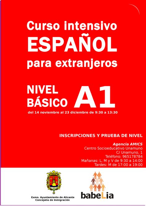 Curso de español para extranjeros. | Ayuntamiento de Alicante