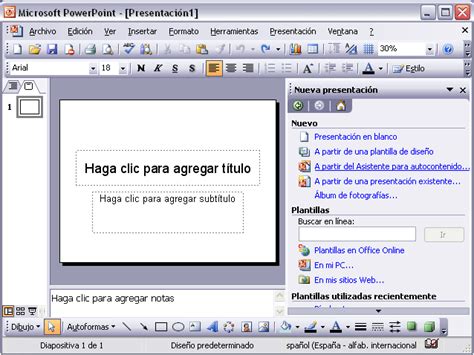 Curso de Microsoft PowerPoint 2003 gratis. Tema 02 Crear ...