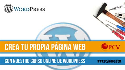curso wordpress online | Grupo PCV Informática