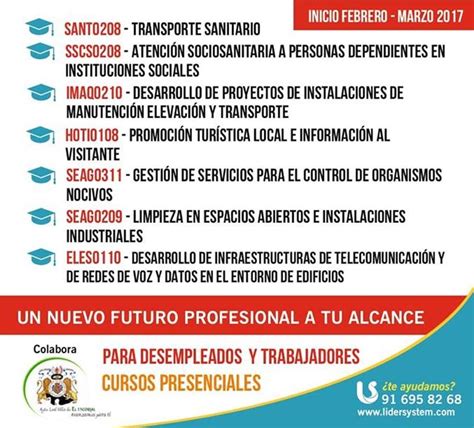 Cursos gratuitos para desempleados en Madrid – CursoPro