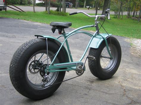 Custom Fat Schwinn Bike with Car Tires | Doovi