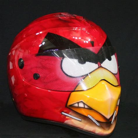 Custom Full Face Motorcycle Helmets | angry birds ...