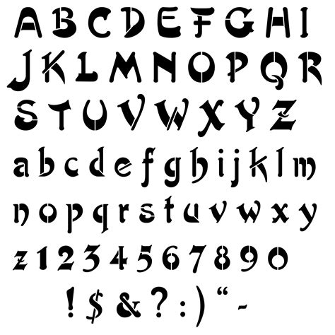 cut out stencil alphabet letters Quotes