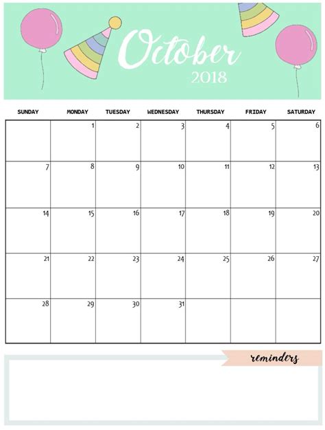 Cute and Crafty Monthly Calendar 2018 | Latest Calendar