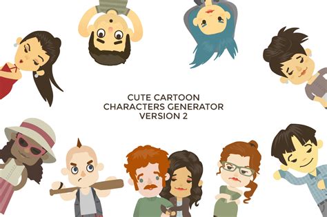 Cute Cartoon Avatars and Characters Generator 2