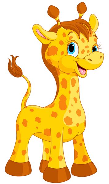 Cute Giraffe Cartoon PNG Clipart Image | PNG | Pinterest ...